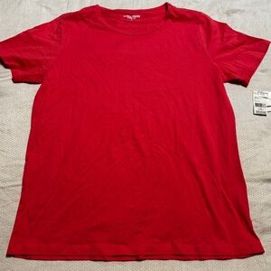 BNWT Laura Scott Women's T-Shirt Coral Short Sleeve Round Neck Size Large